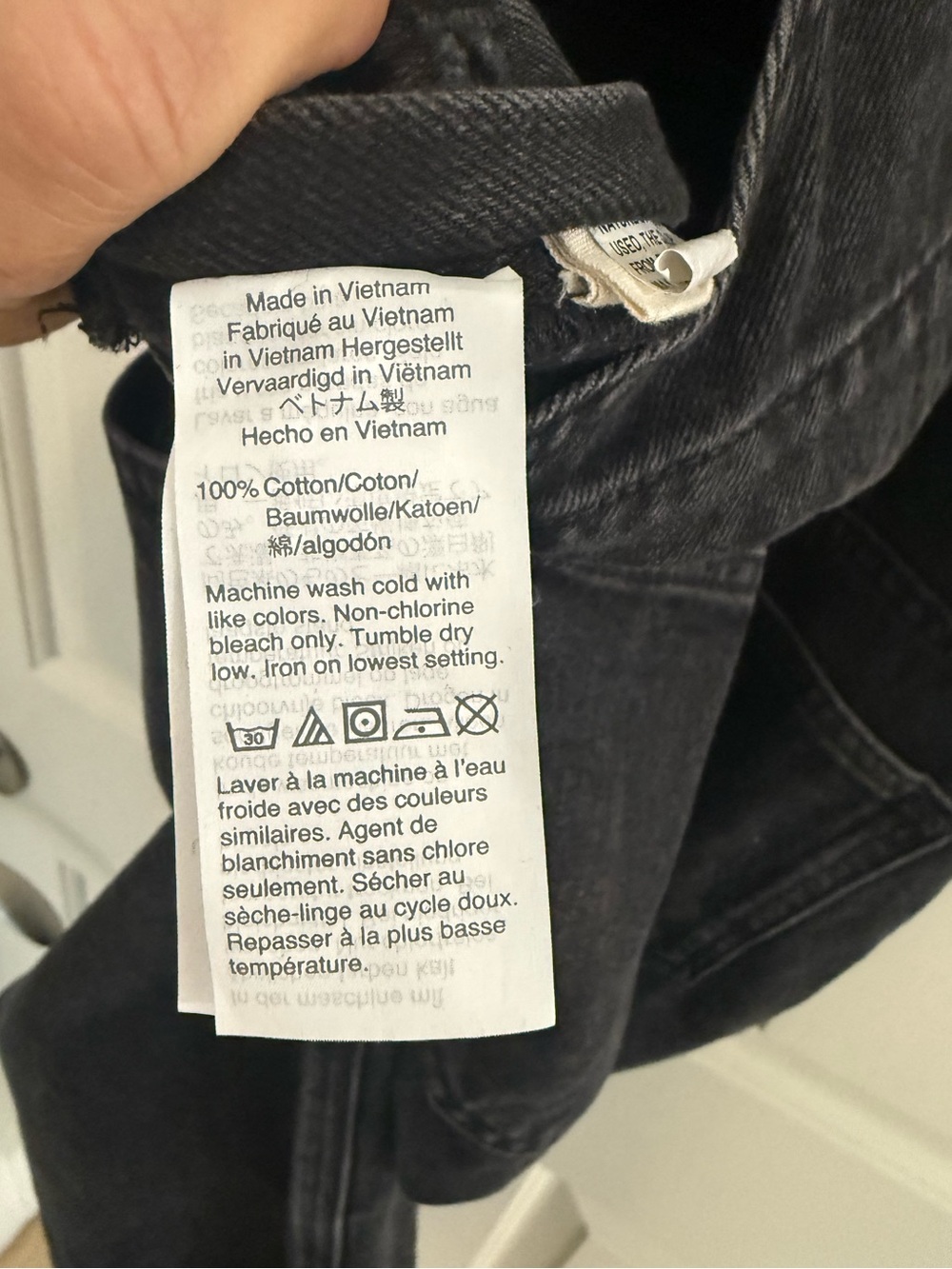 Madewell Straight Leg Black Workwear Overalls - Picture 7 of 12